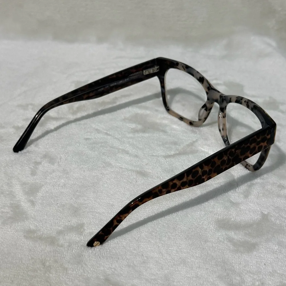 L.A.M.B. Eyeglasses Frames Ivory Tortoise As Is‎ Glasses Prescription Left In